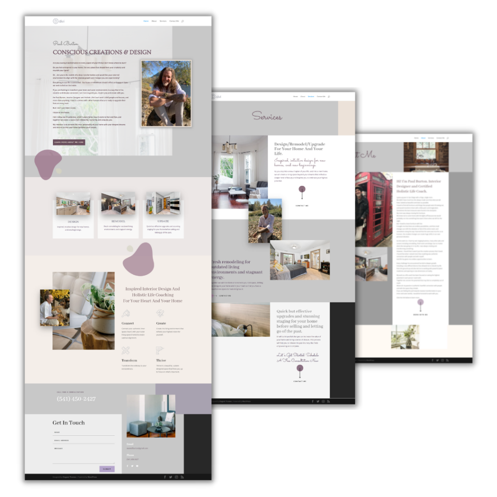 Interior Designer Website